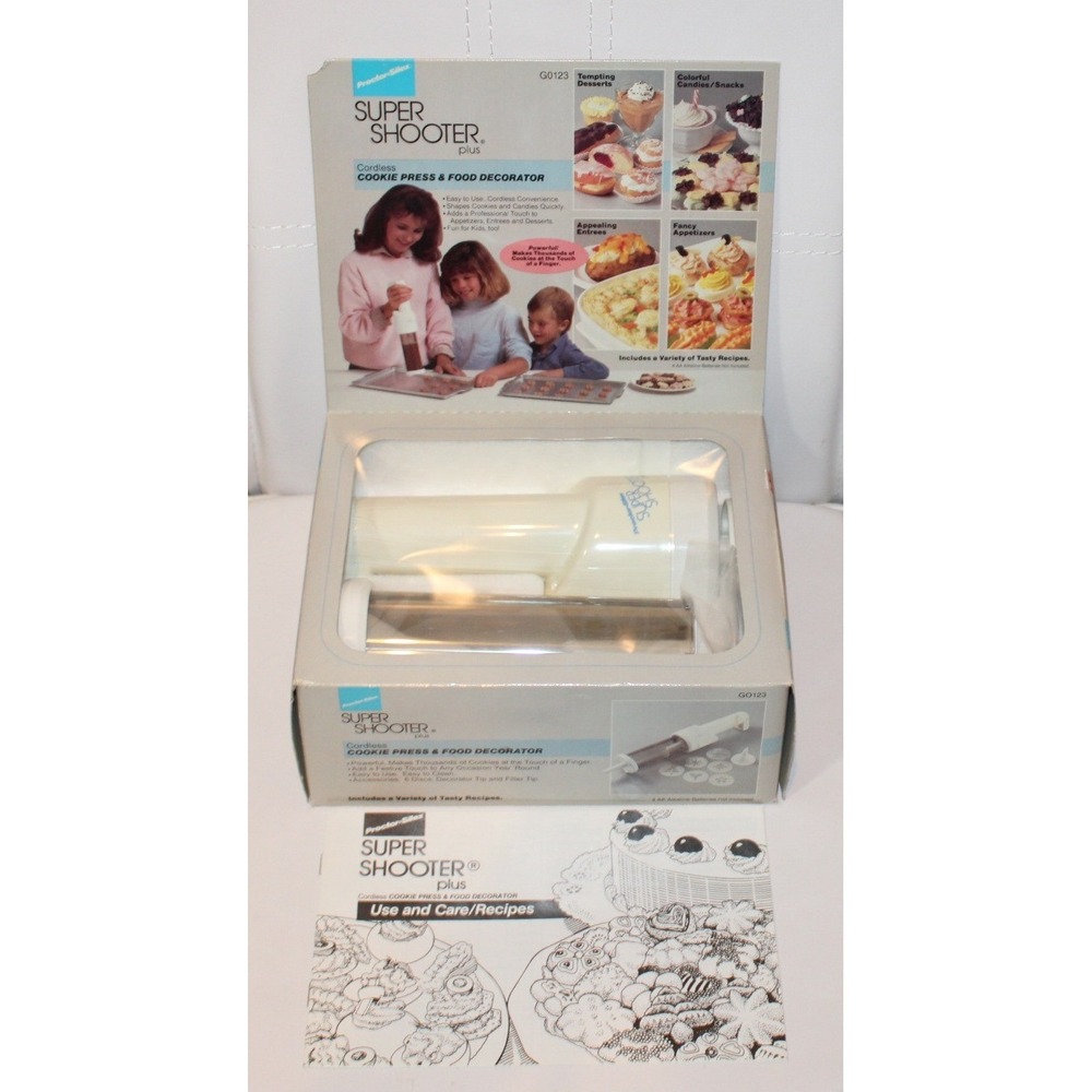 Proctor Silex Super Shooter Plus Cookie Press Cordless G0123 Open Box